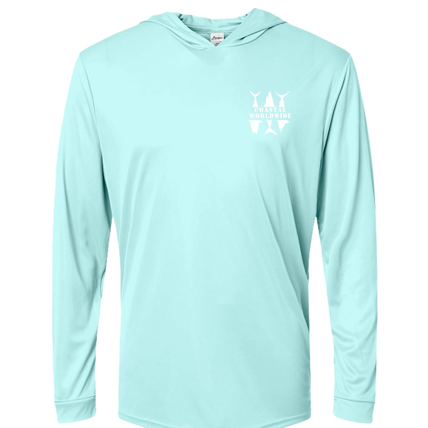 Shark Series Fishing Performance Hooded (White Ink)