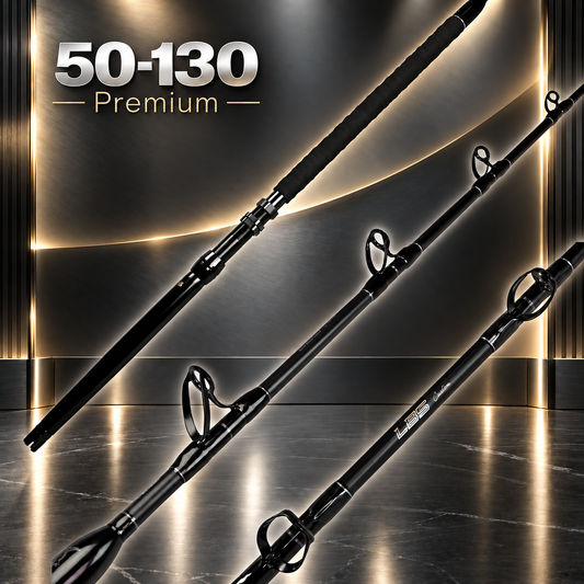 Okuma LBS Shark Series Premium 50–130 — land-based shark fishing rod by Okuma