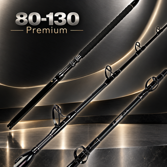 Okuma LBS Shark Series Premium 80–130 — land-based shark fishing rod by Okuma
