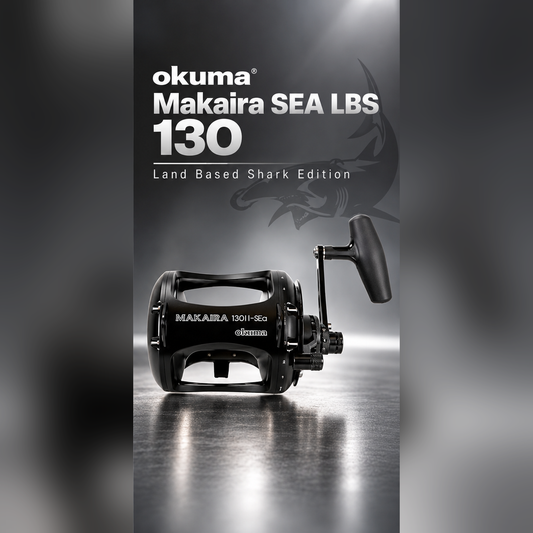 Okuma Makaira LBS 130 — land-based shark fishing reel by Okuma