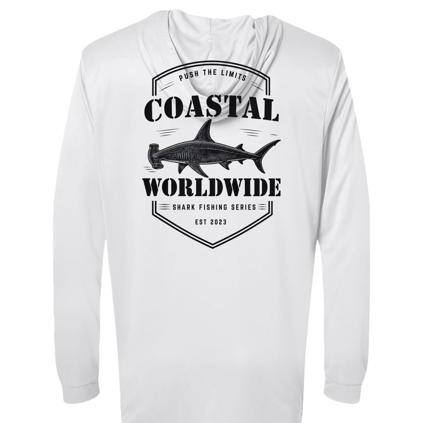 Shark Series Fishing Performance Hooded (Black Ink)