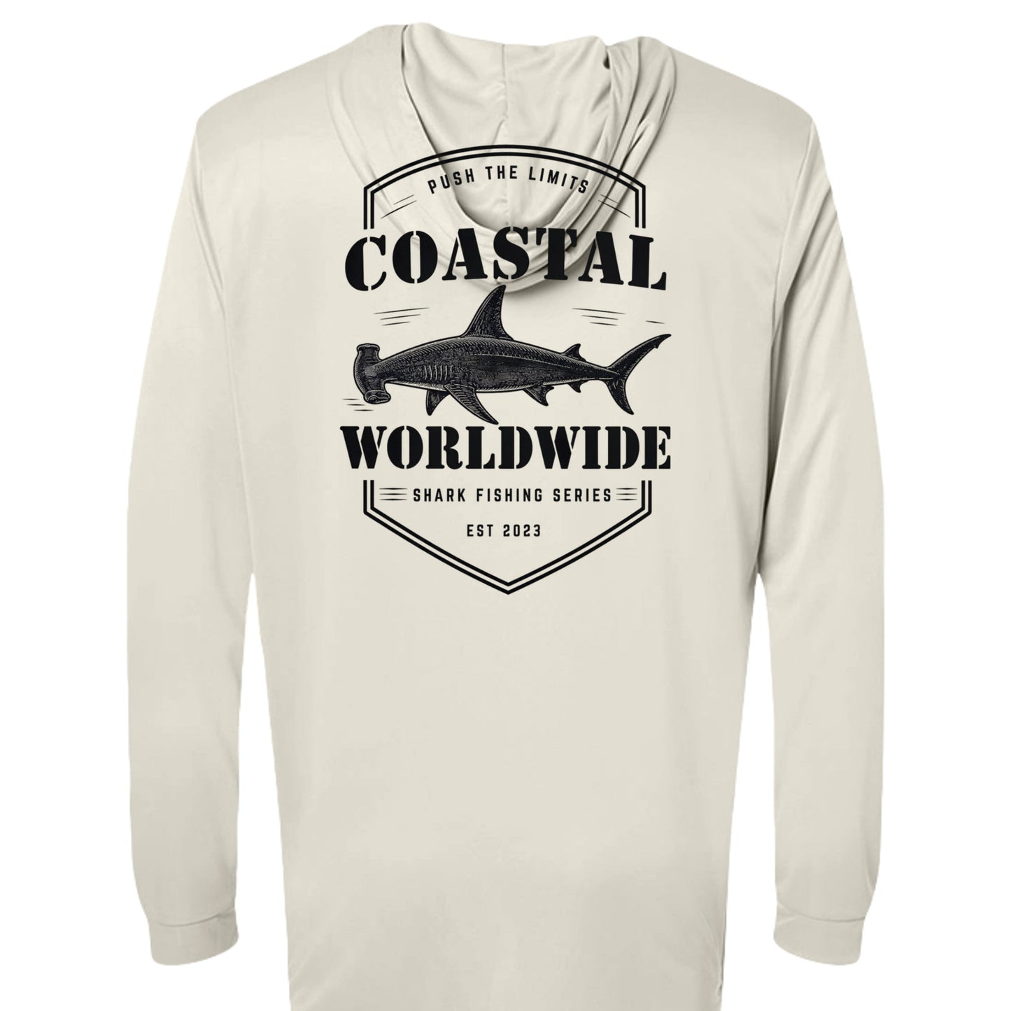 Shark Series Fishing Performance Hooded (Black Ink)
