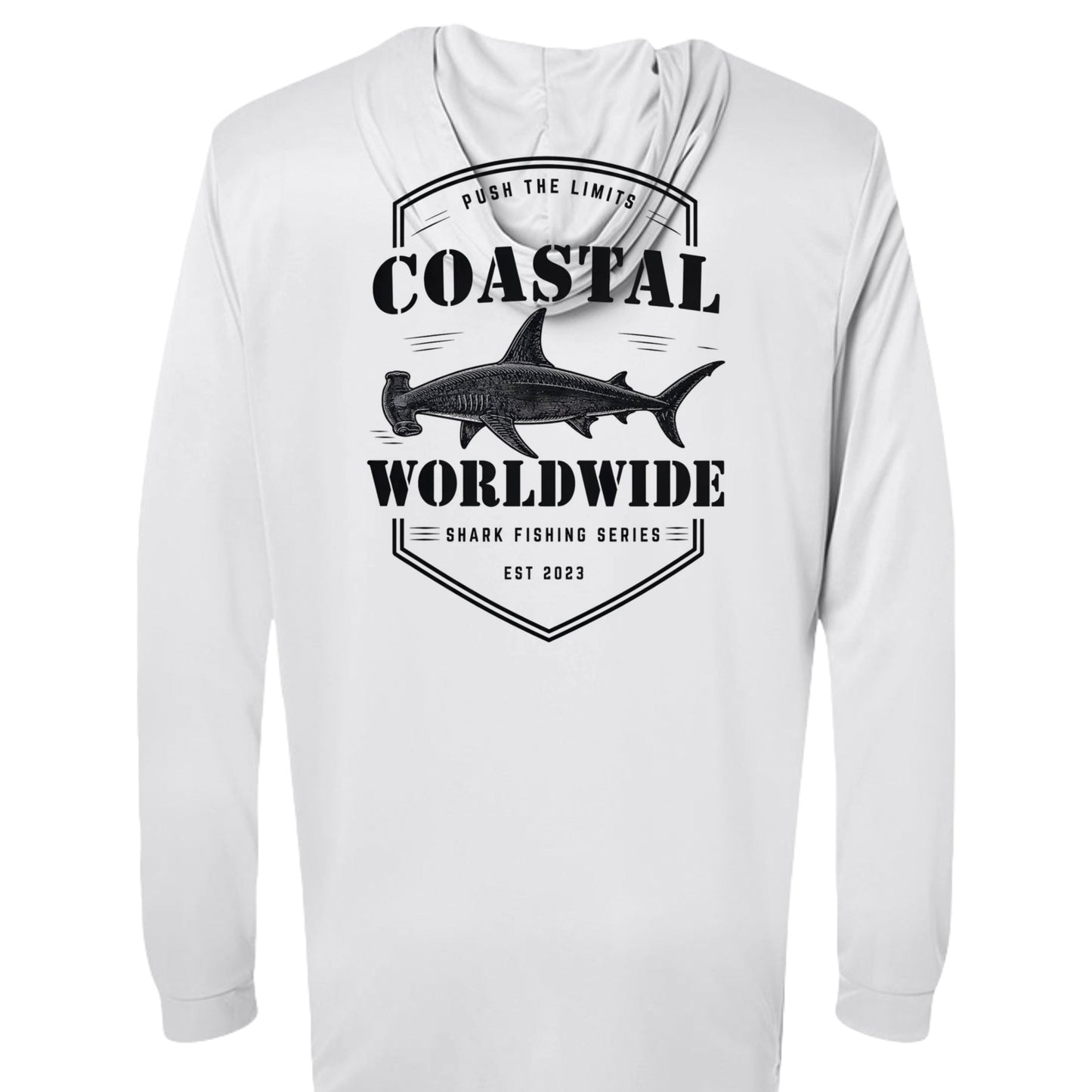 Shark Series Fishing Performance Hooded (Black Ink)