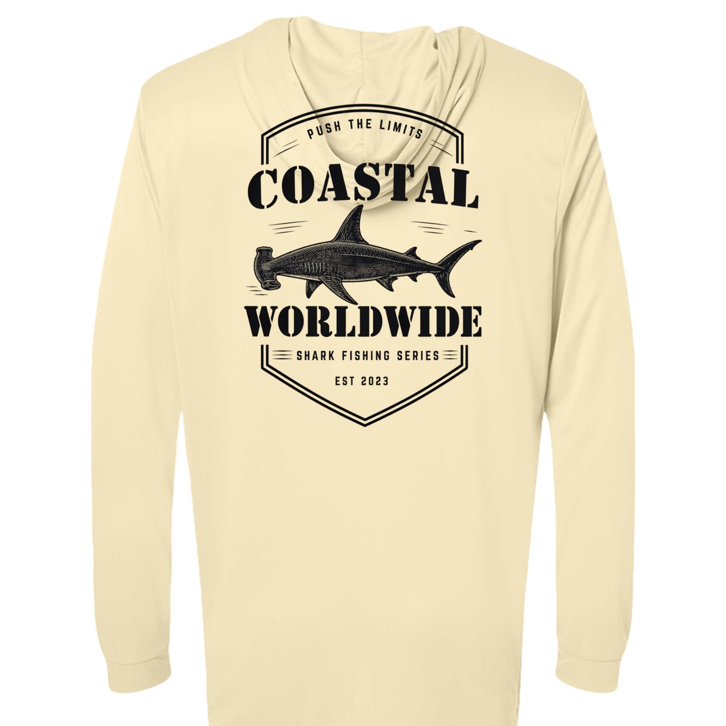 Shark Series Fishing Performance Hooded (Black Ink)