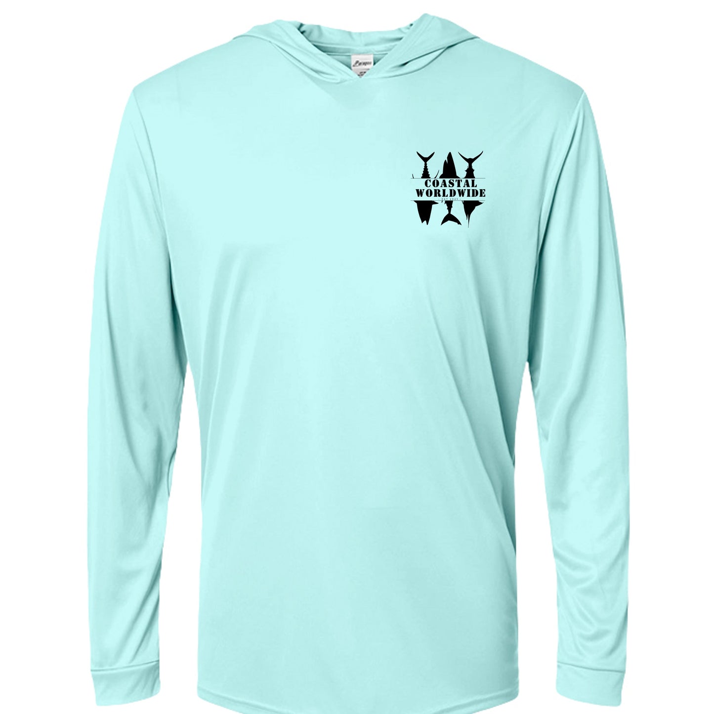Shark Series Fishing Performance Hooded (Black Ink)