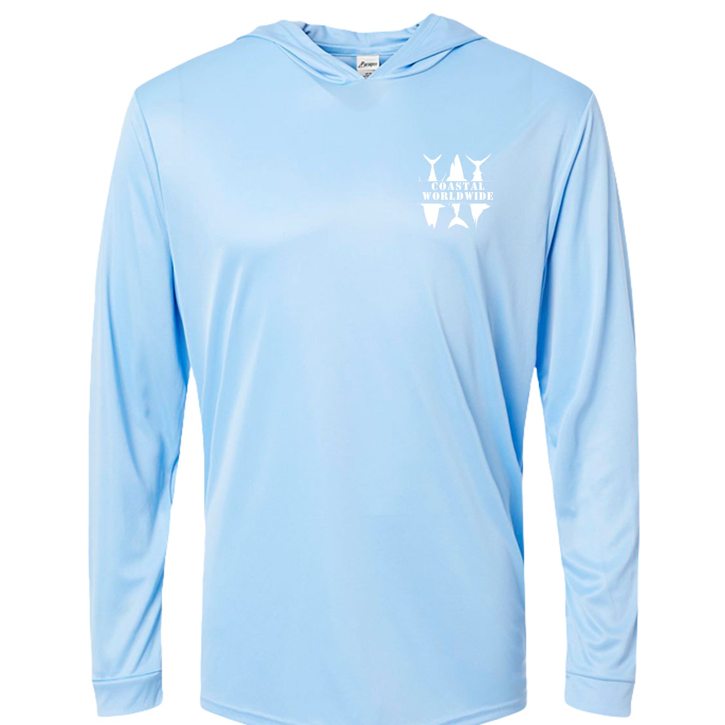 Shark Series Fishing Performance Hooded (White Ink)