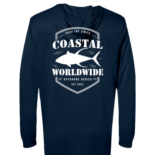 Tuna Series Fishing Performance Hooded (White Ink)