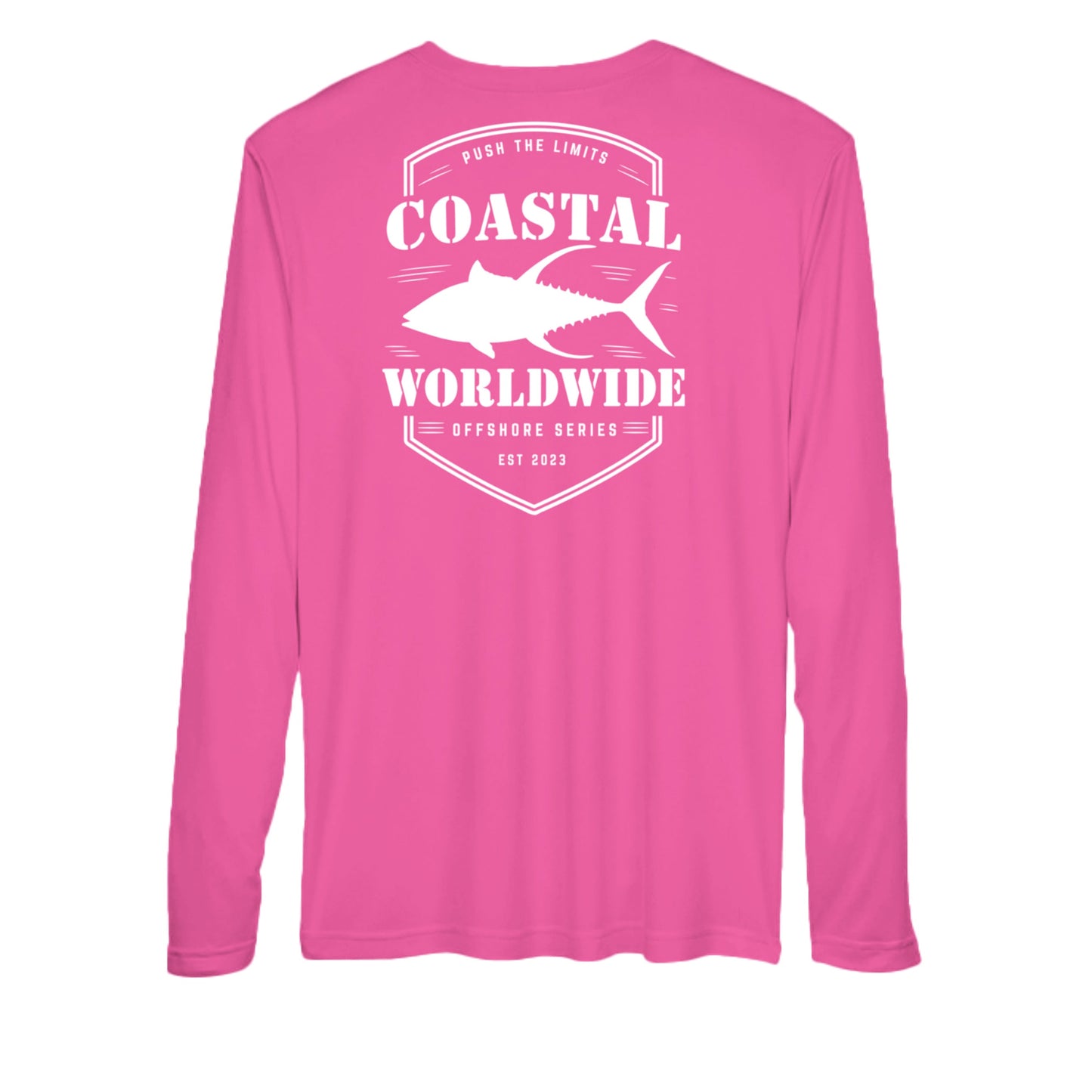 Youth Tuna Series Performance Fishing (White Ink)