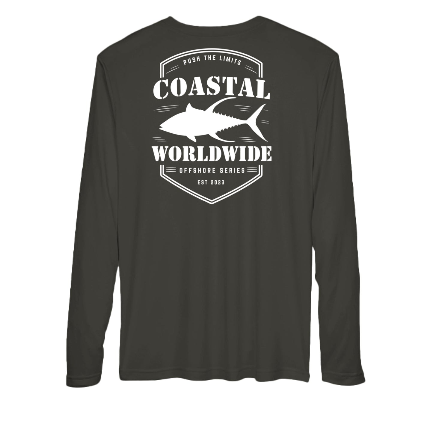 Youth Tuna Series Performance Fishing (White Ink)