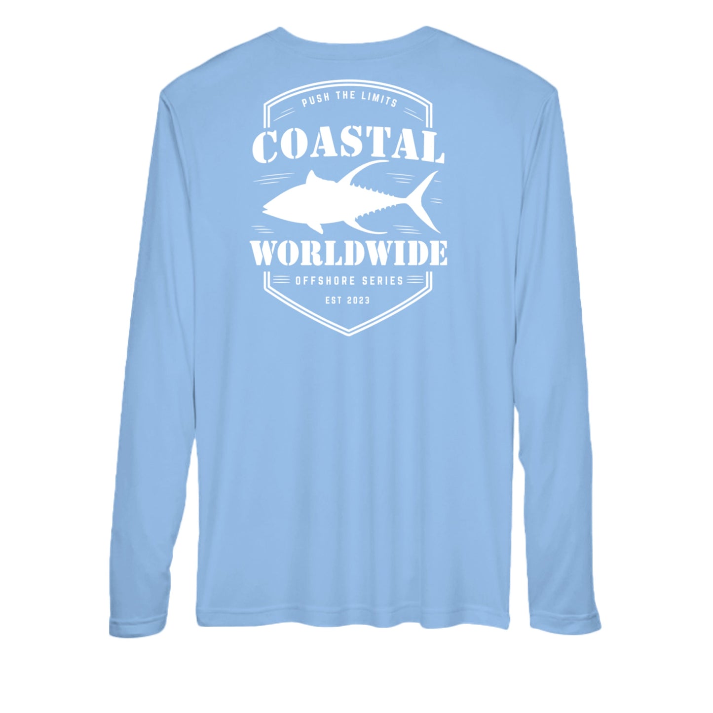 Youth Tuna Series Performance Fishing (White Ink)