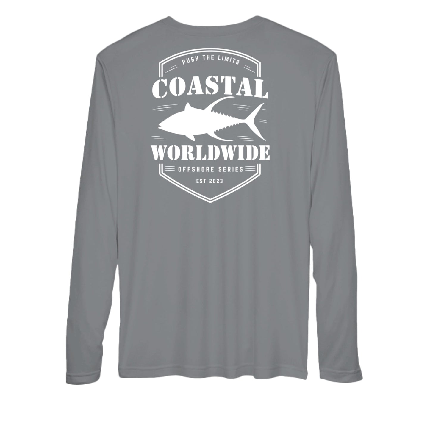 Youth Tuna Series Performance Fishing (White Ink)