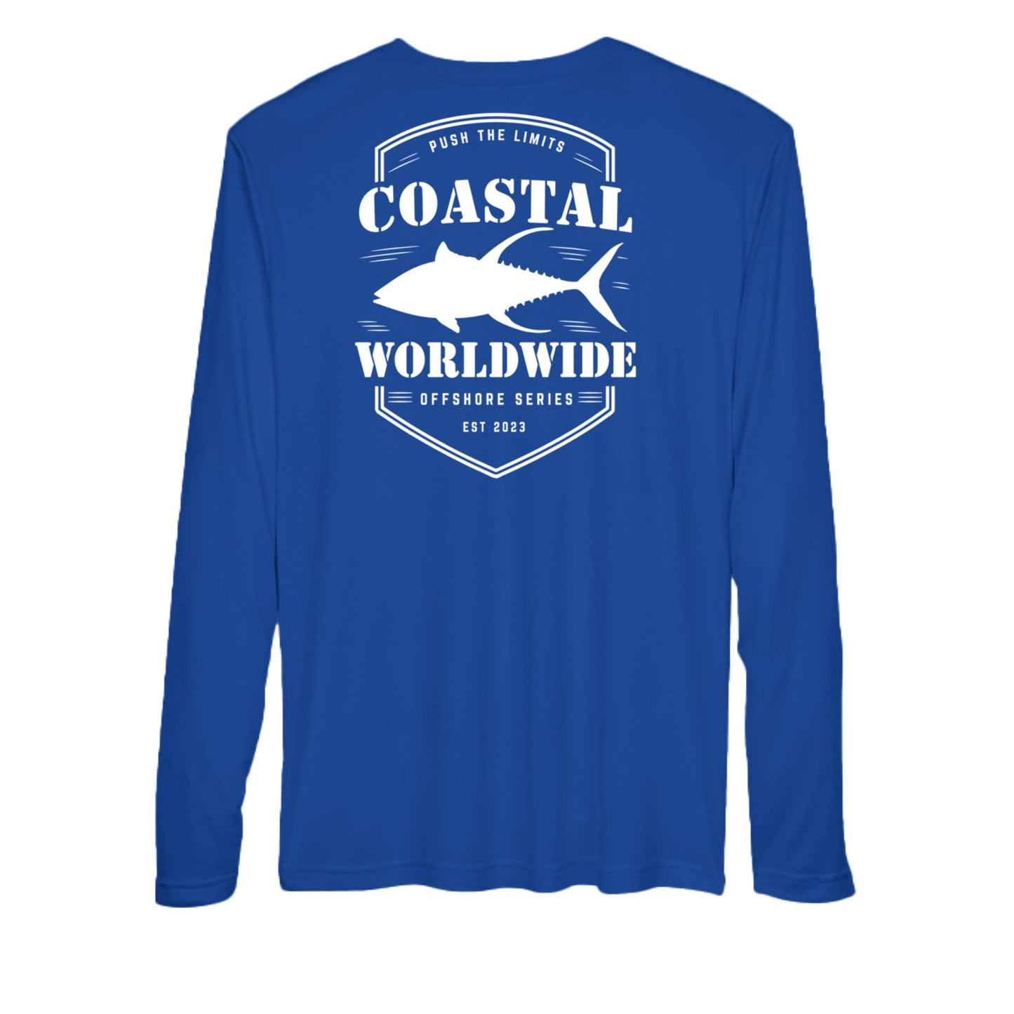 Youth Tuna Series Performance Fishing (White Ink)