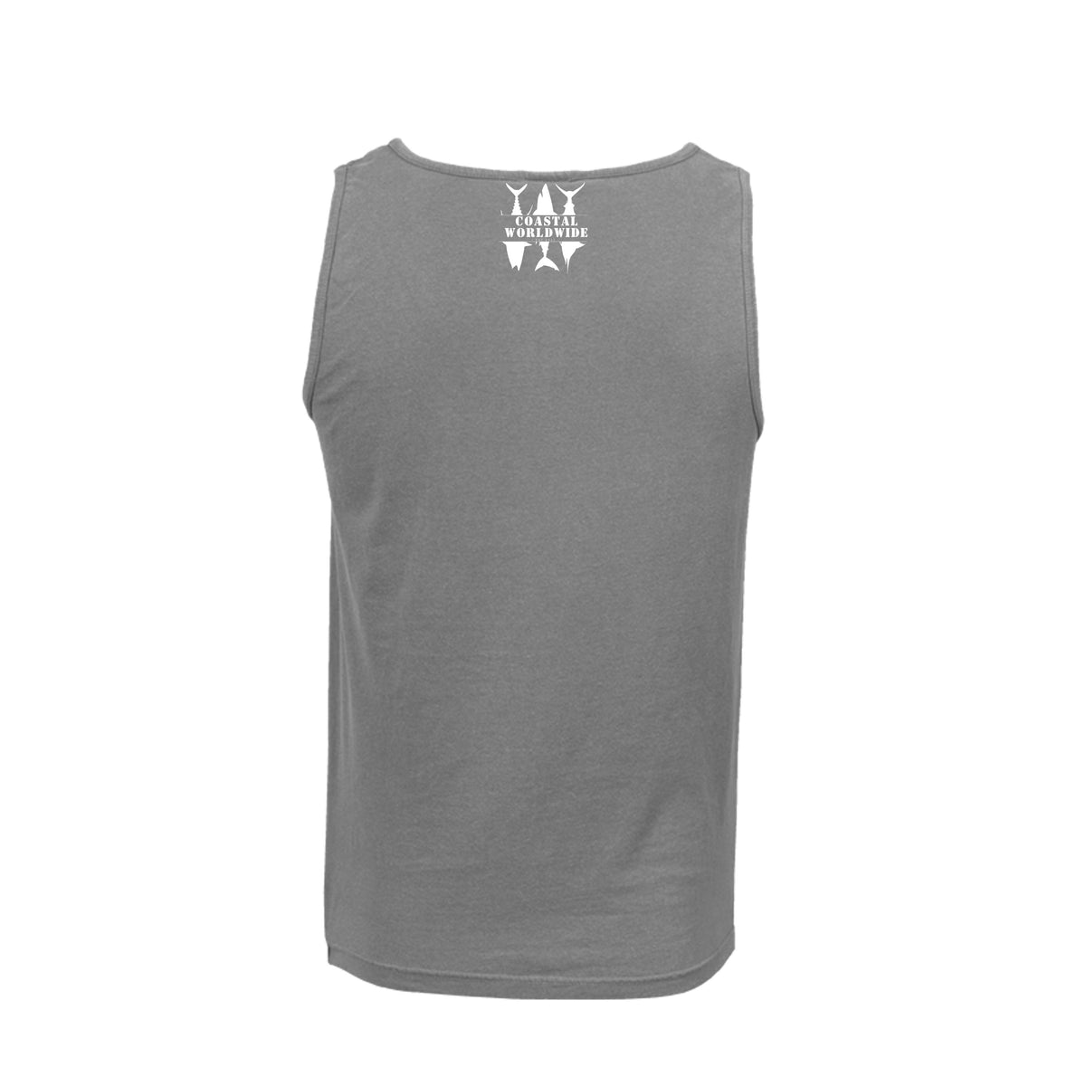 CWW Series Comfort Tank in Grey, back view
