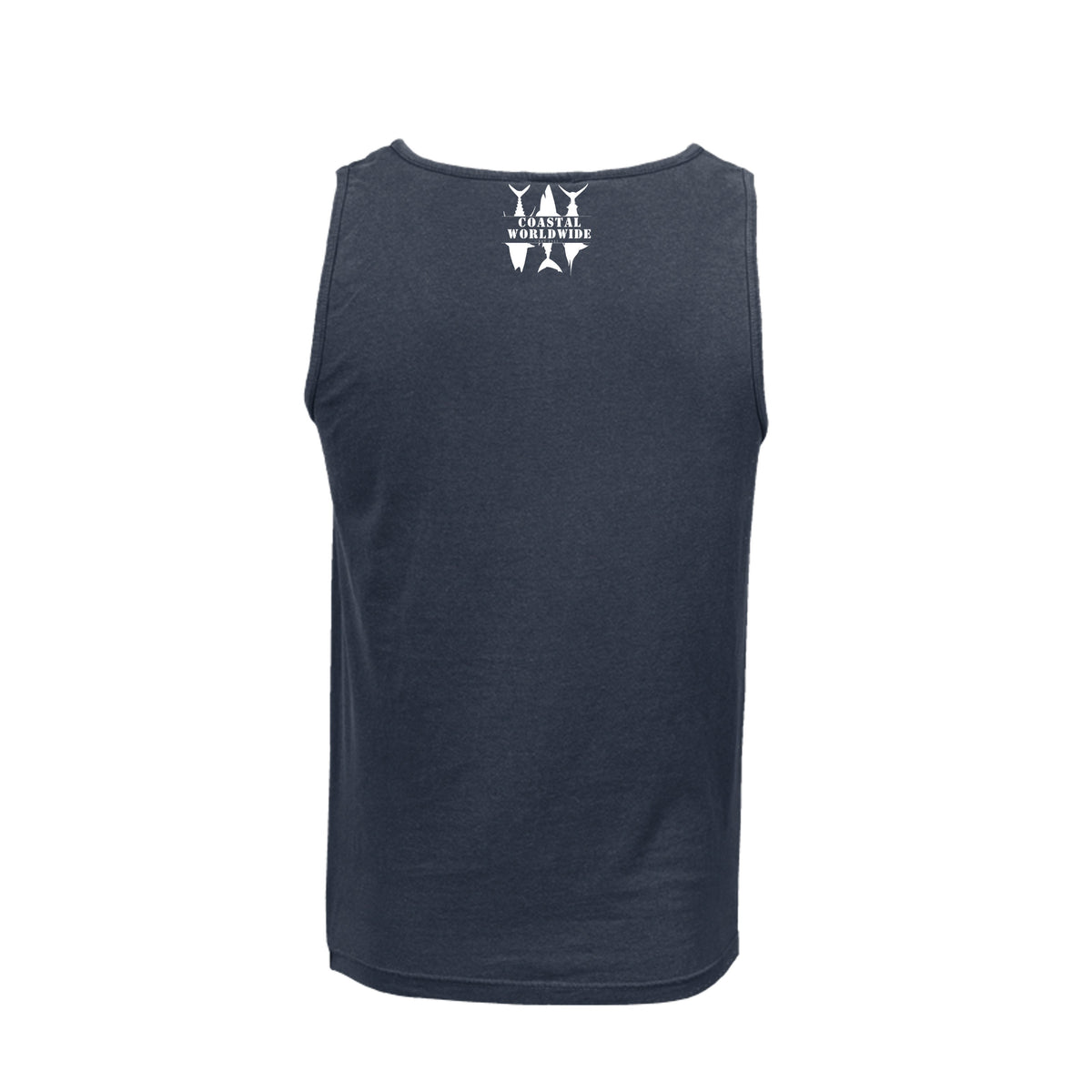 CWW Series Comfort Tank in True Navy, back view