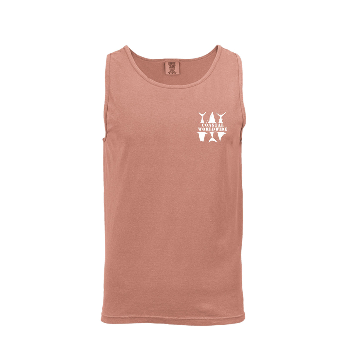 Shark Series Comfort Tank in Terracotta, front view