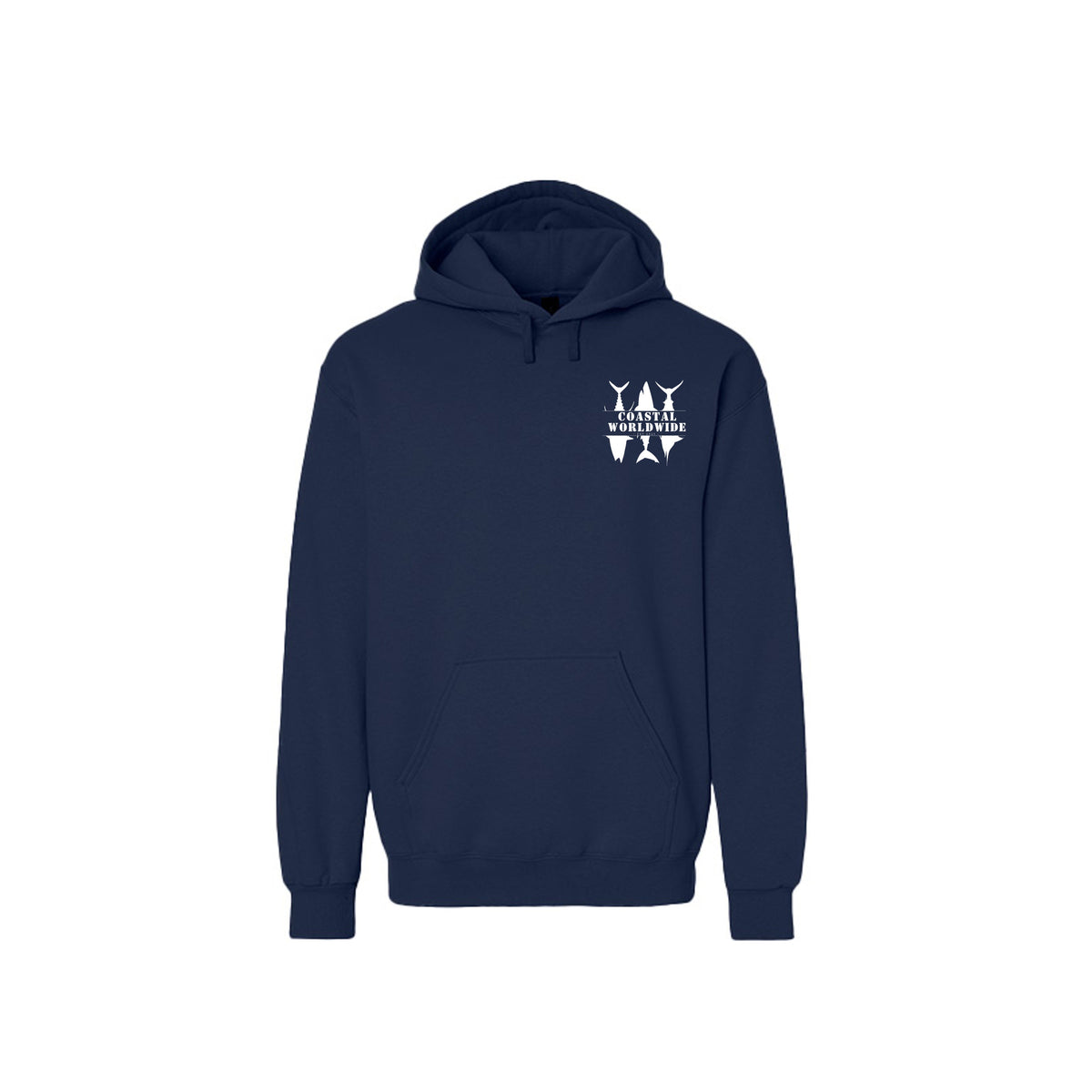 Offshore Series Heavyweight Hoodie (White Ink)