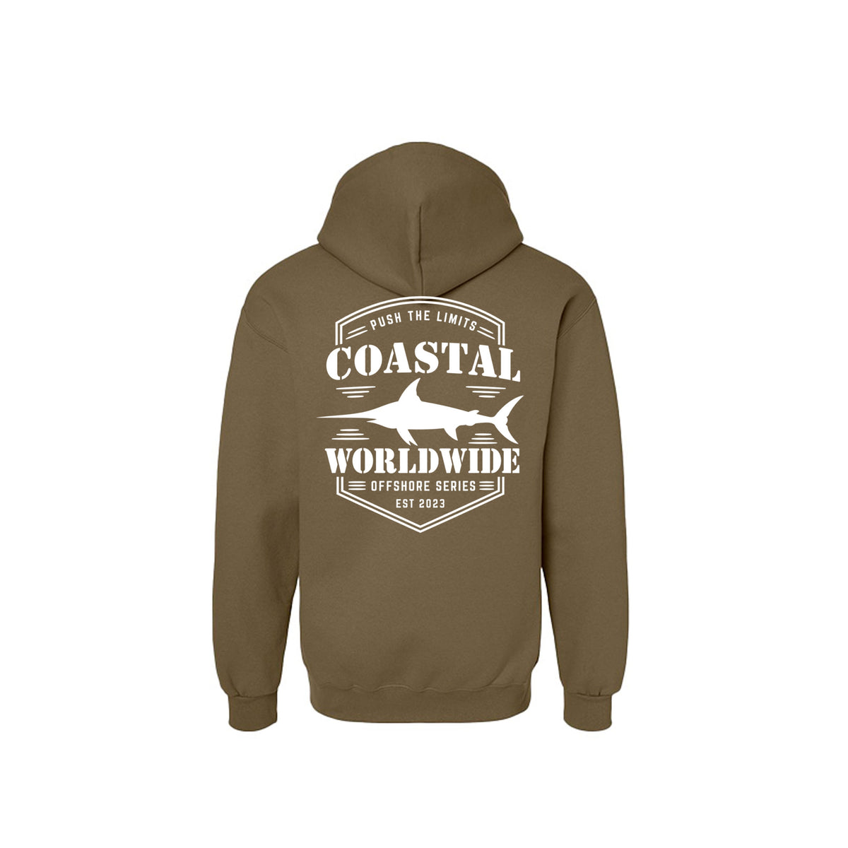 Offshore Series Heavyweight Hoodie (White Ink)